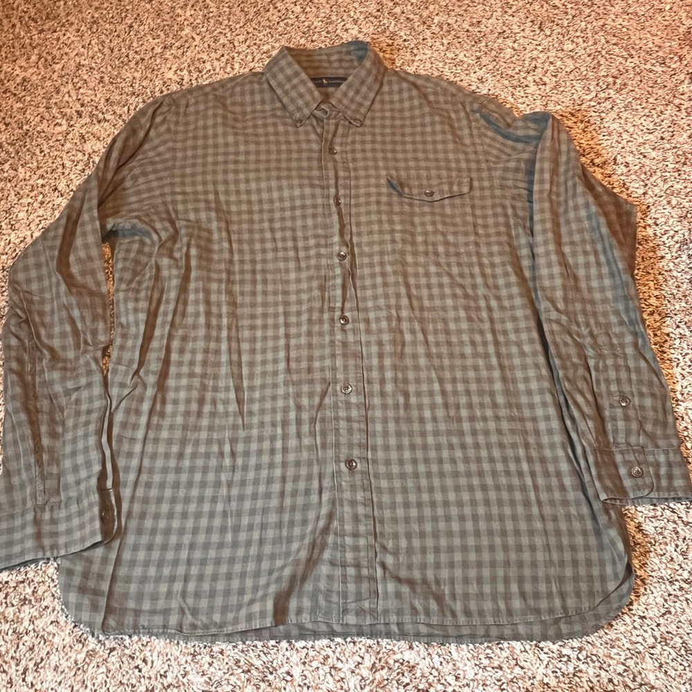 Ralph‎ Lauren Plaid Button Down Shirt Long Sleeve Casual XL